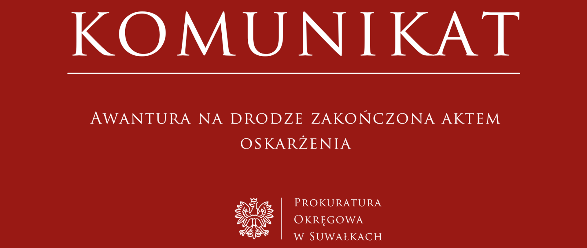 Awantura na drodze zakończona aktem oskarżenia