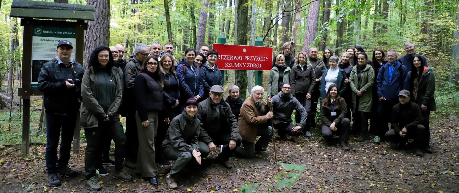 Spacer przyrodniczy w rezerwacie przyrody Szumny Zdrój, fot. Archiwum RDOŚ w Bydgoszczy
