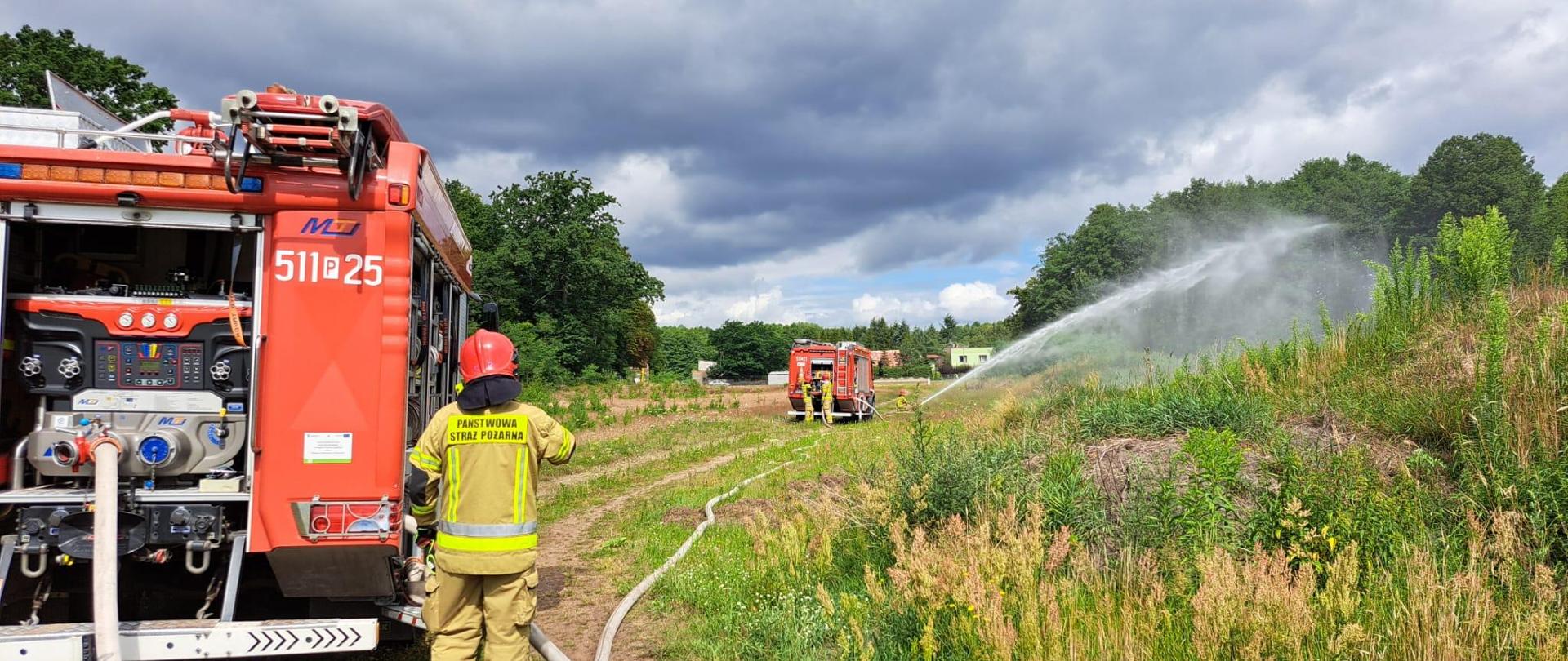 Ćwiczenia strażaków