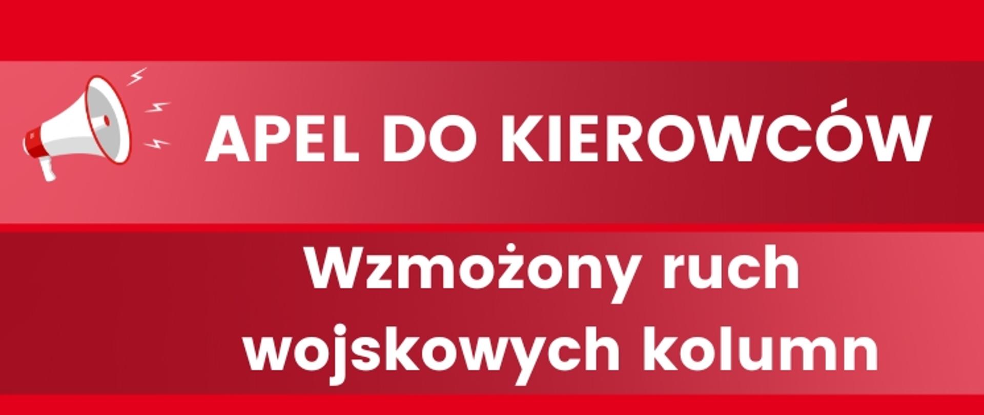 Apel do kierowców