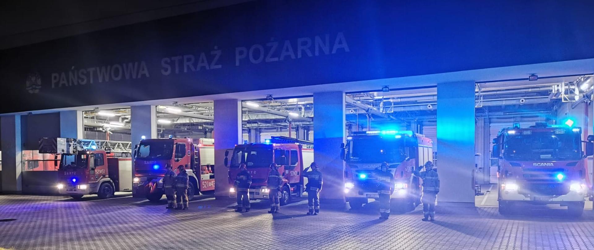 Minuta dla druhów z Czernikowa w KM PSP Mysłowice