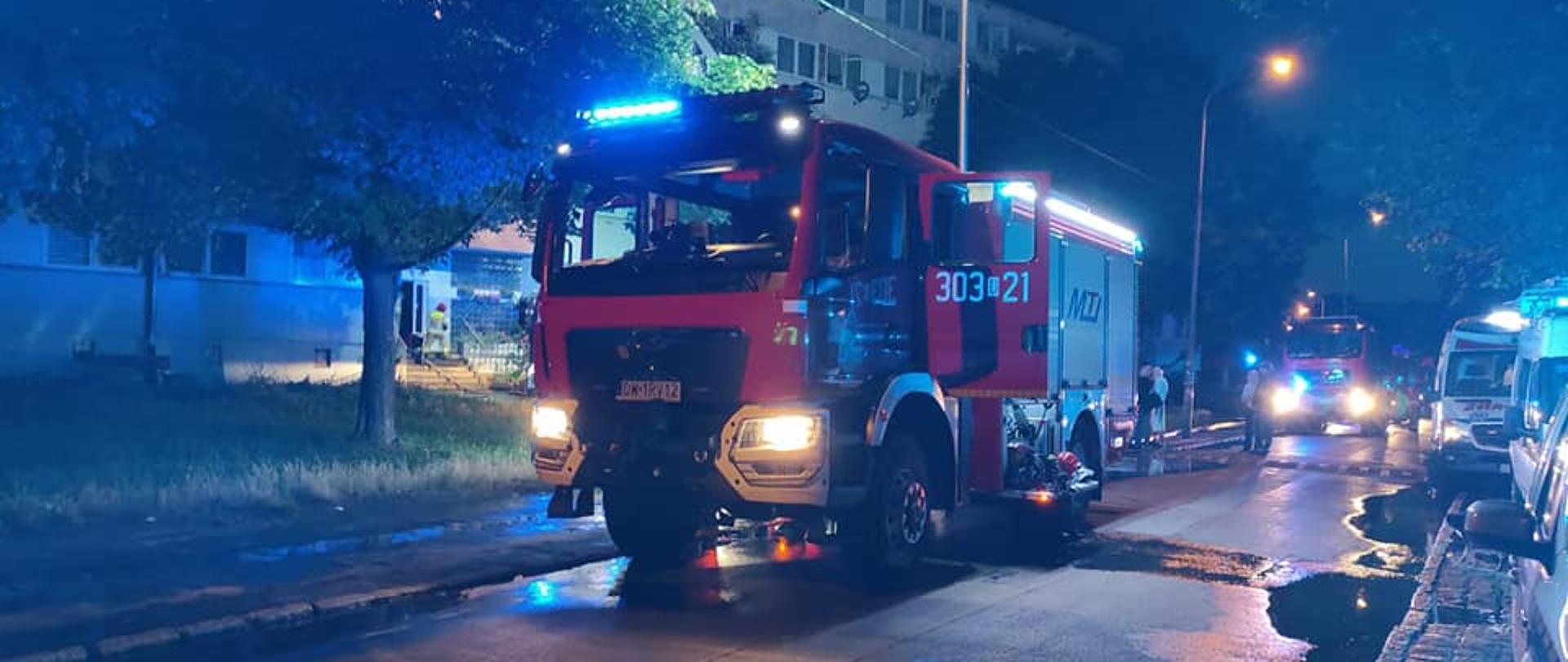 Pożar mieszkania przy ul. Koreańskiej