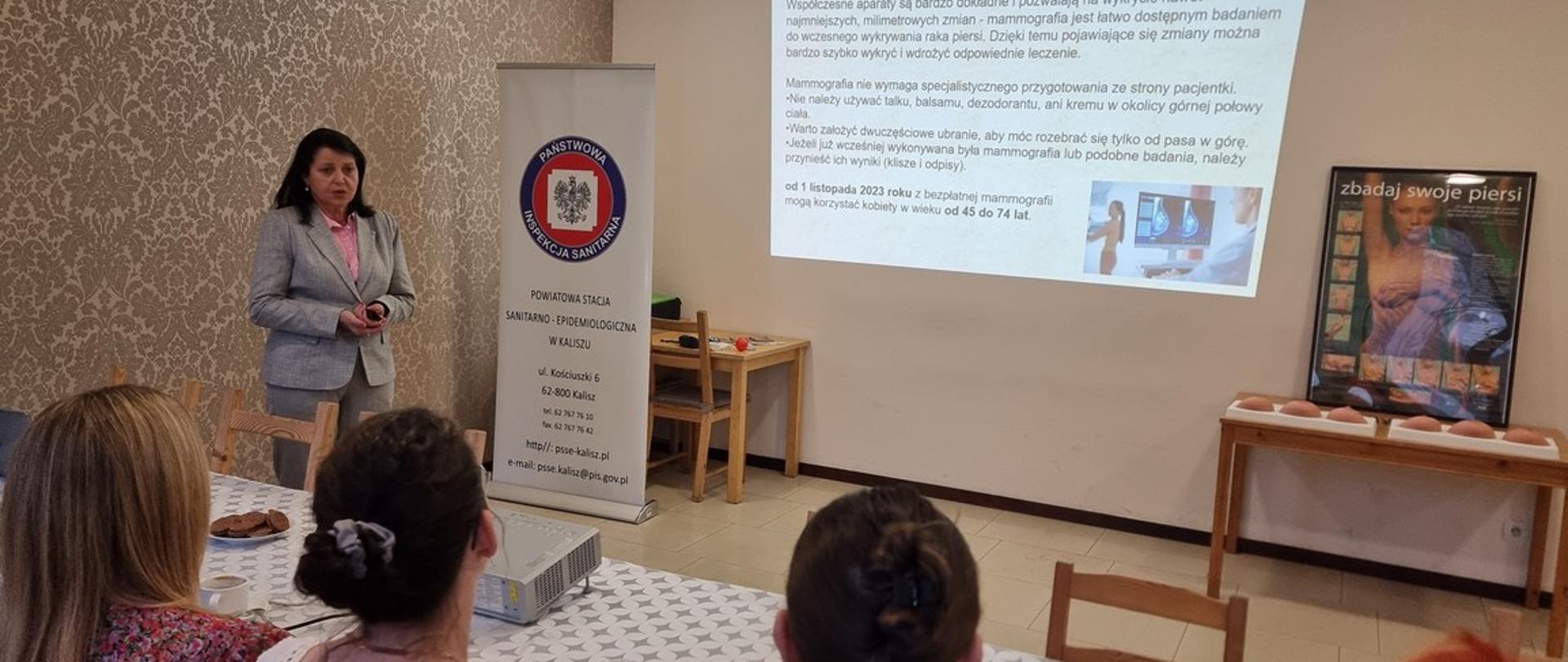 Szkolenie „Co kryją twoje piersi” w Domu Kultury w Zbiersku 