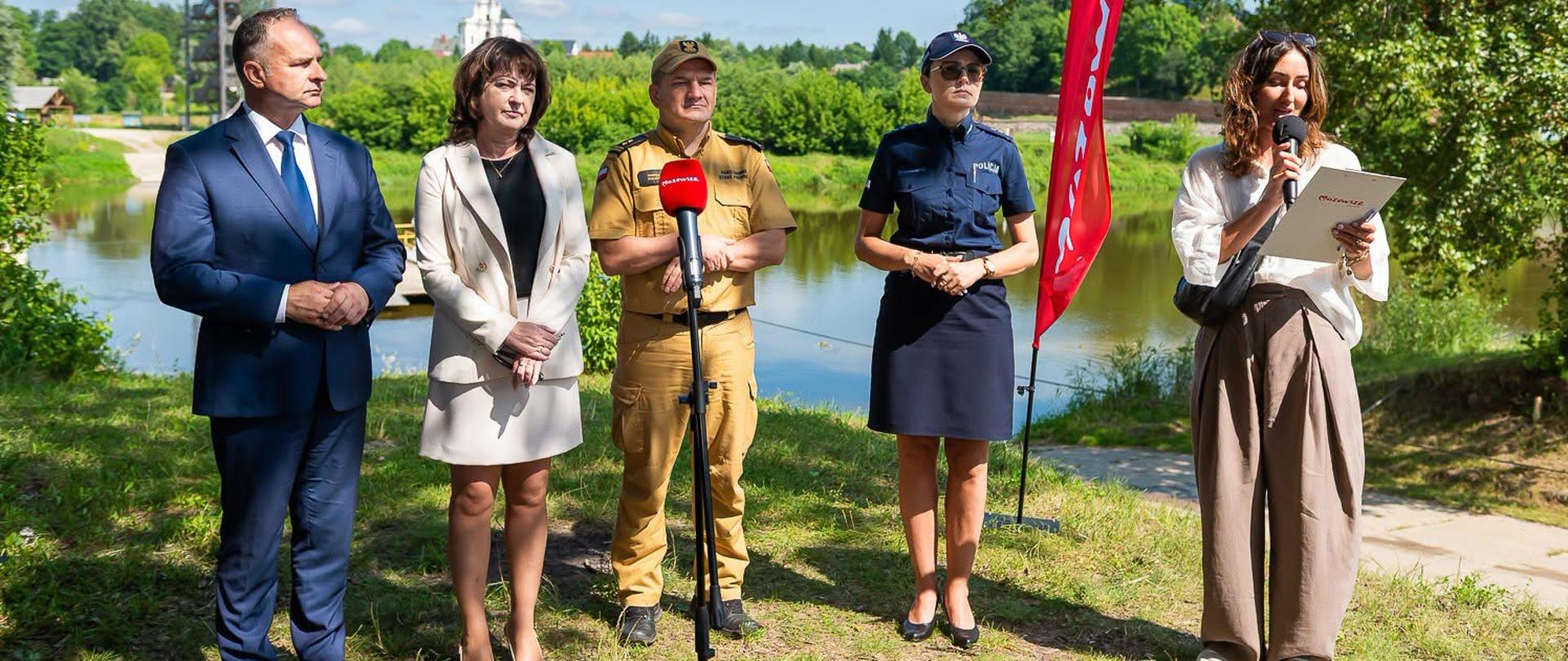 Konferencja prasowa na temat bezpieczeństwa nad wodą