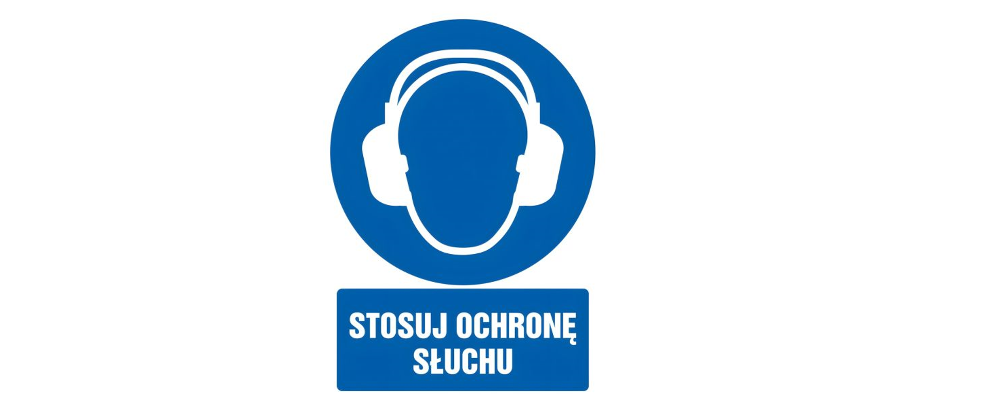 Baner stosuj ochronę słuchu