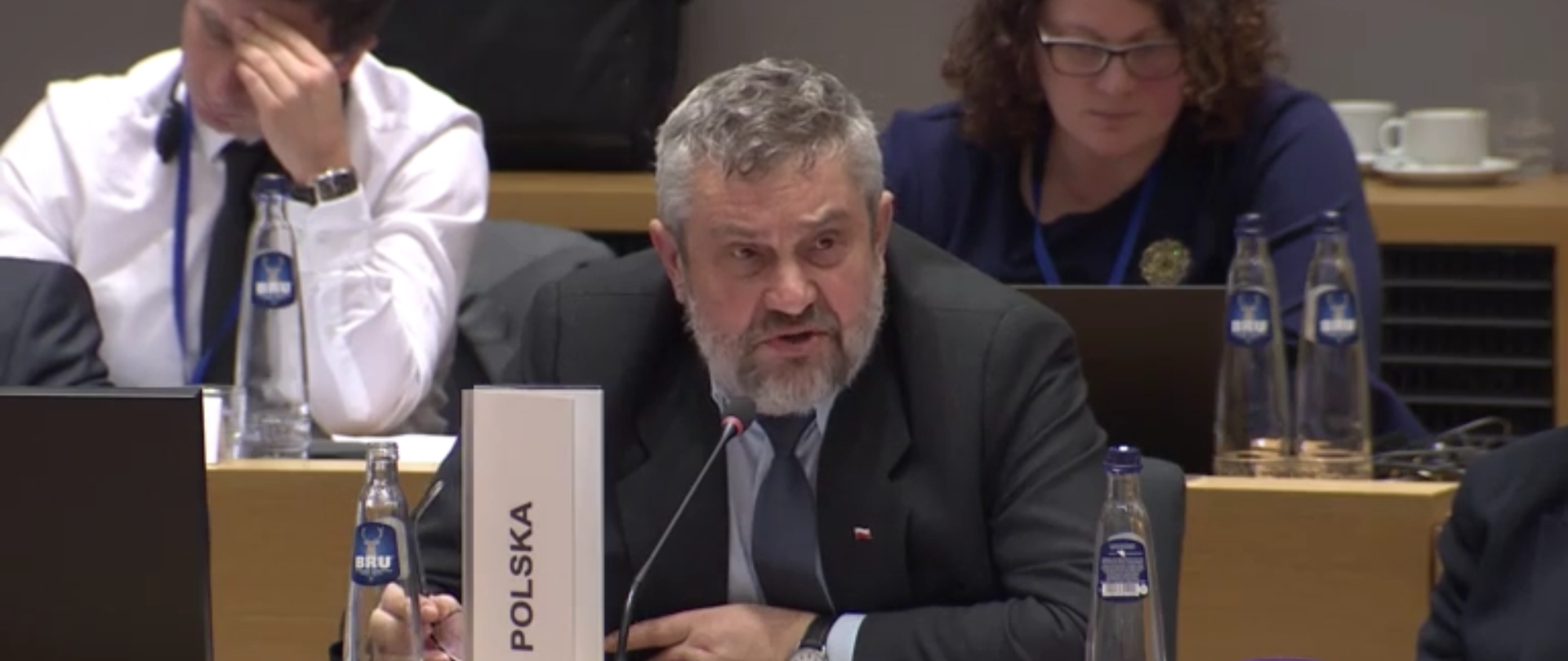 Minister J.K. Ardanowski na posiedzeniu rady ministrów rolnictwa UE