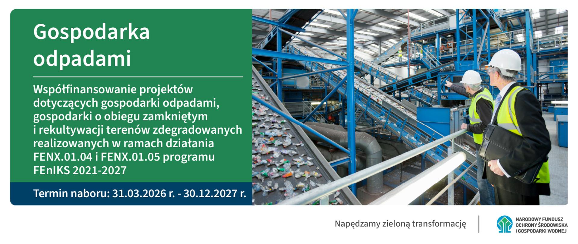 Plansza ilustracyjna. Gospodarka odpadami