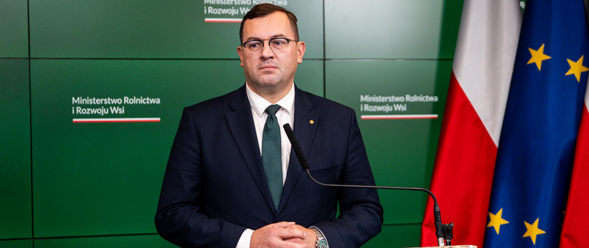 minister rolnictwa Stefan Krajewski