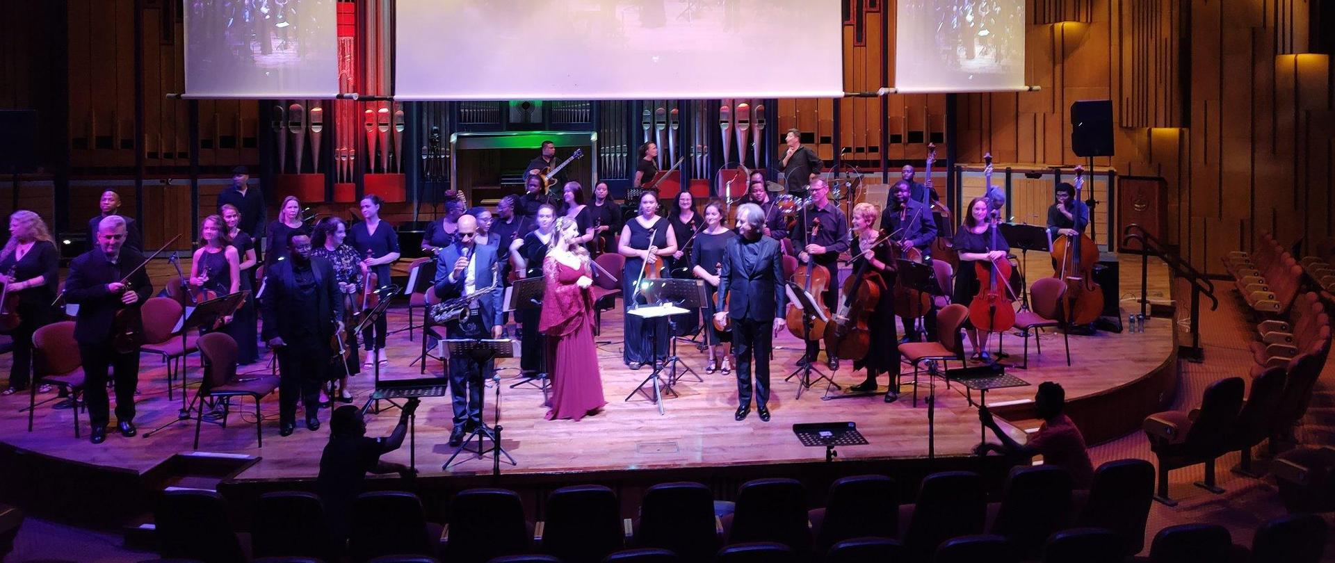 Mariusz Smolij conducts an orchestra in Pretoria, South Africa