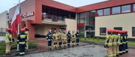 Święto Flagi Rzeczypospolitej Polskiej w Komendzie Powiatowej PSP w Nowej Soli.