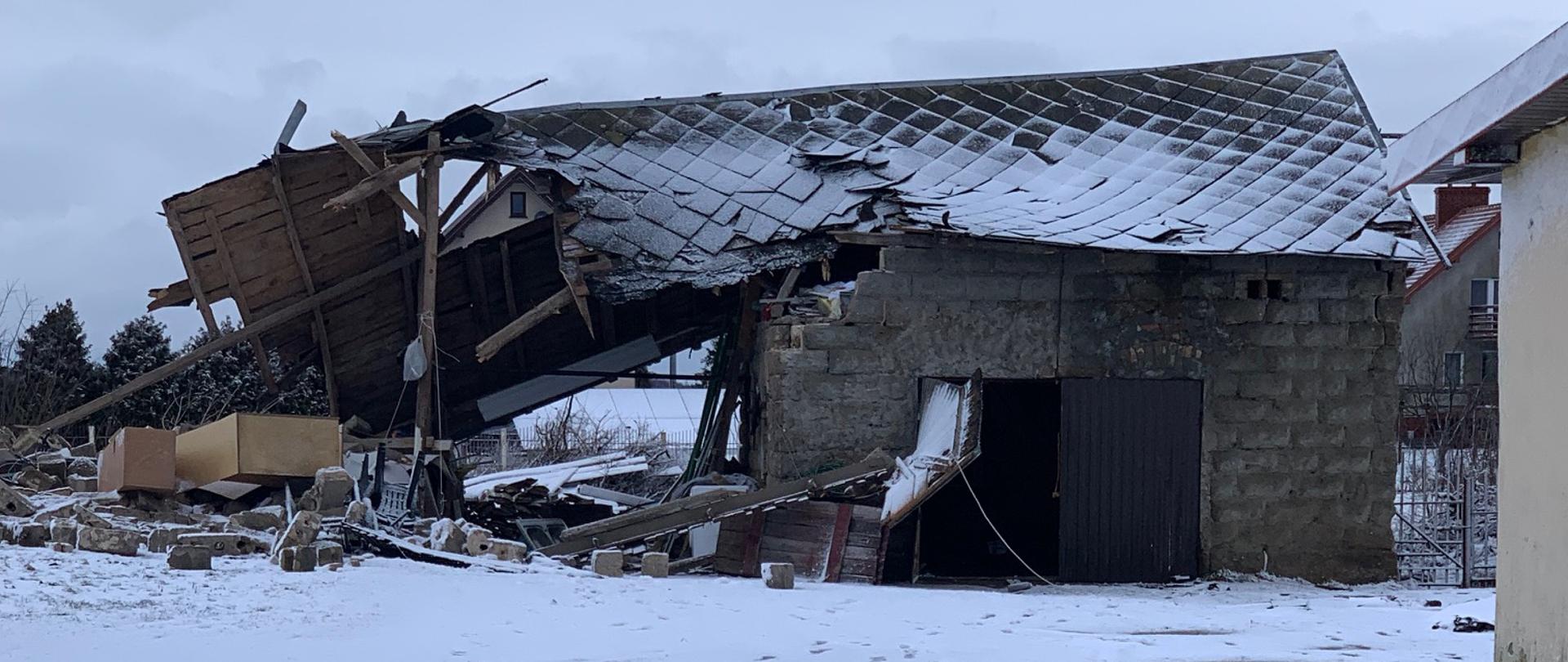 Groźne skutki wichury w powiecie mławskim