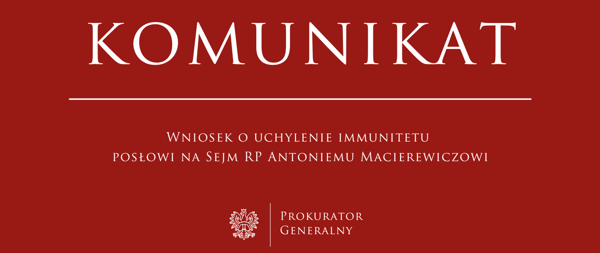 wniosek uchylenie immunitetu
