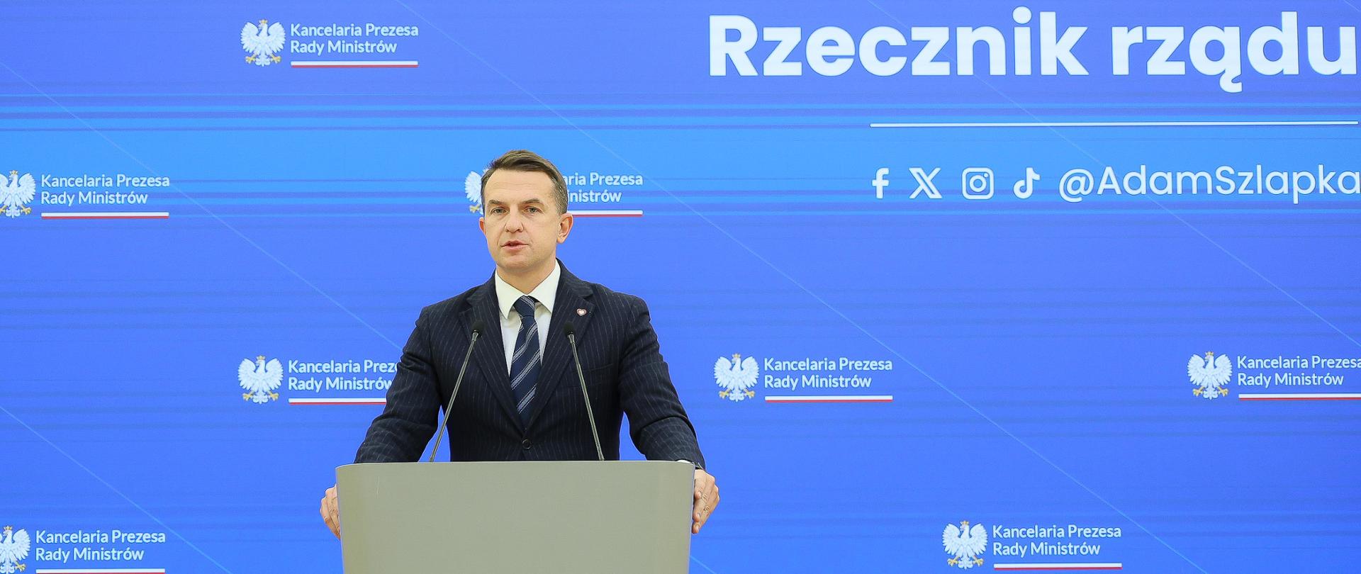 Konferencja prasowa po posiedzeniu Rady Ministrów