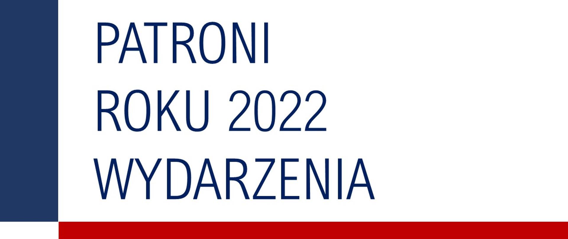 Patroni roku 2022 - wydarzenia