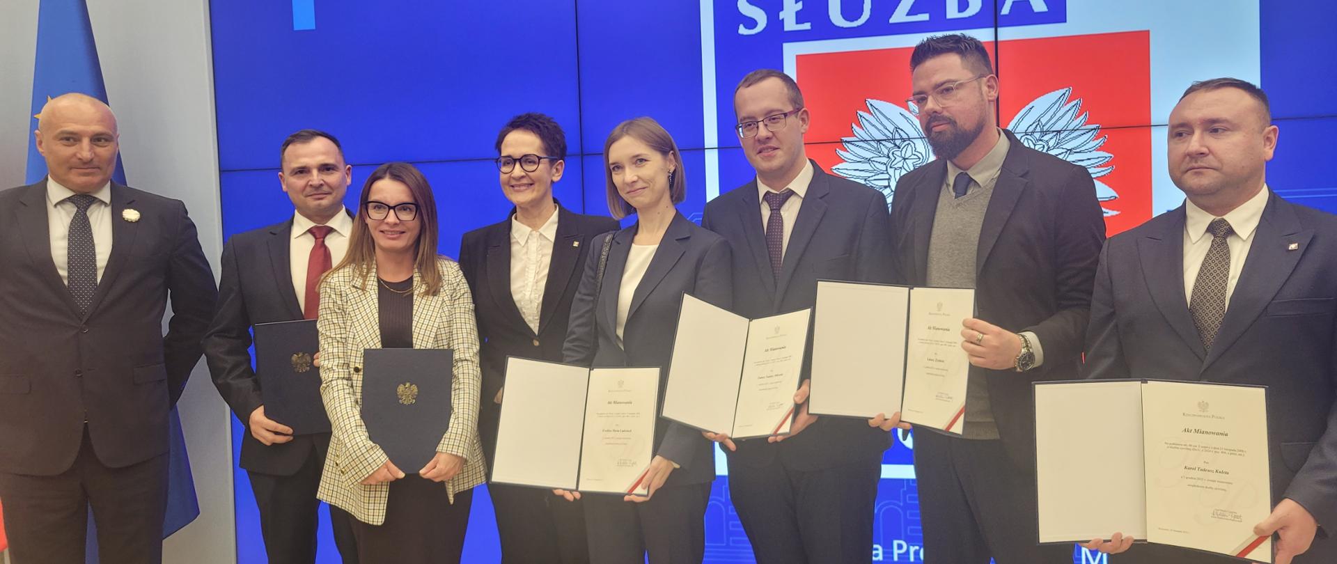 Uroczystość mianowania nowych urzędników w służbie cywilnej świętokrzyskiej KAS