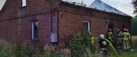 Pożar budynku mieszkalnego w Sobiesękach Pierwszych [22.06.2024]