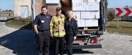 Strażacy z OSP Choceń pomagają uchodźcom.
Wspierają ich strażacy z Wielkiej Brytanii.
