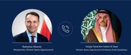 Rozmowa telefoniczna Wicepremiera, Ministra Spraw Zagranicznych RP Radosława Sikorskiego z Ministrem Spraw Zagranicznych Królestwa Arabii Saudyjskiej, Jego Wysokością Księciem Faisal bin Farhan Al Saud.