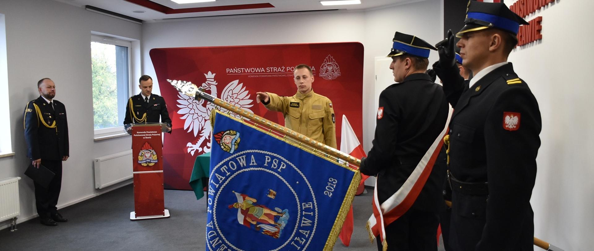 str. Damian Czarnecki składa ślubowanie. 