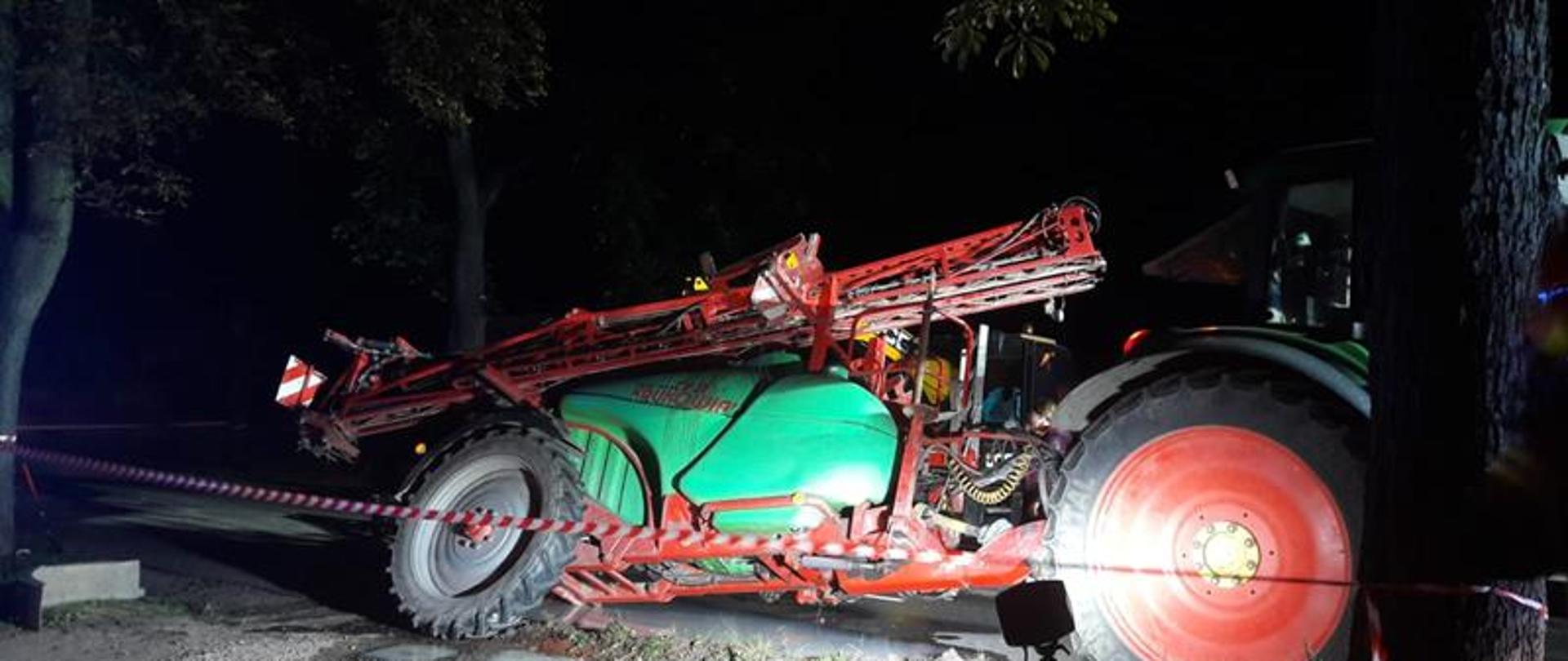 Uszkodzony opryskiwacz