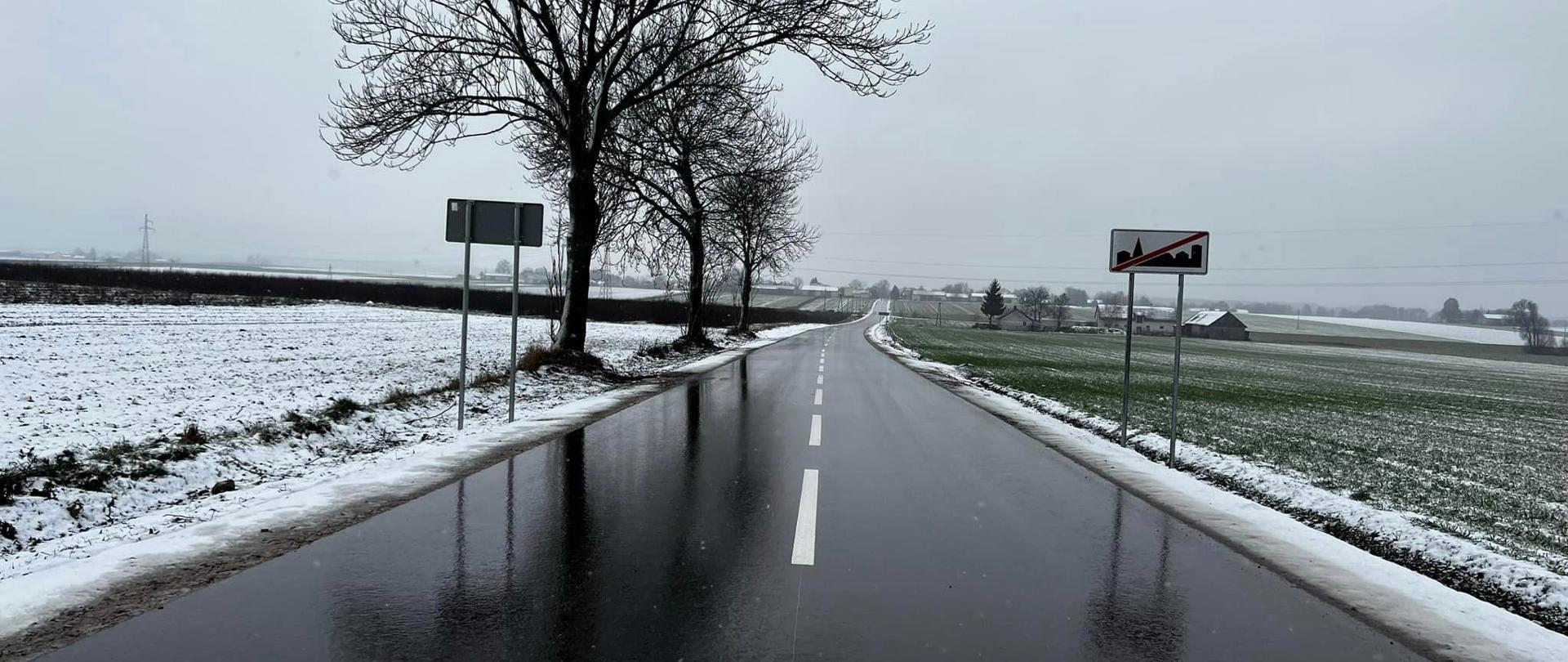 Wyremontowana droga w powiecie łosickim