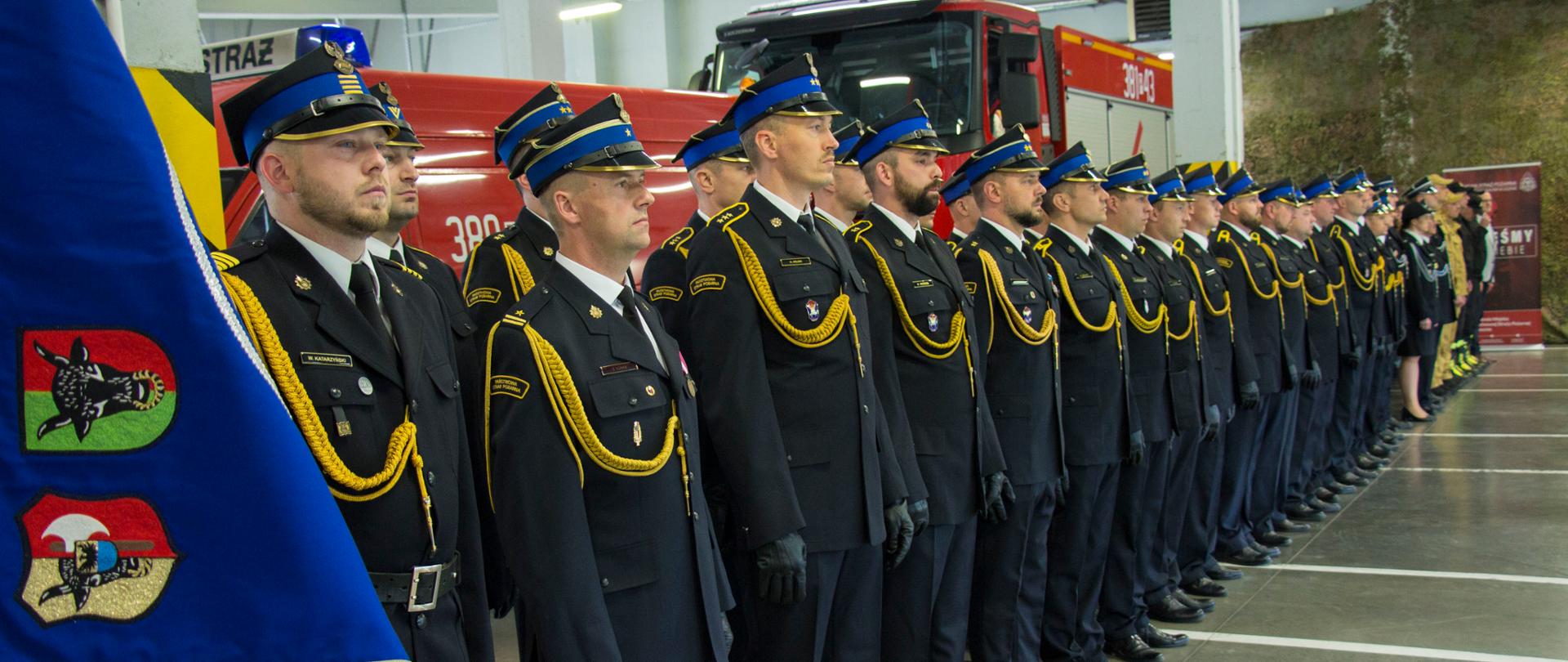 Powiatowe Obchody Dnia Strażaka w Komendzie Miejskiej Państwowej Straży Pożarnej w Lesznie