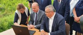 Minister Andrzej Adamczyk uczestniczył w ogłoszeniu przetargu na zaprojektowanie i wykonanie robót budowlanych dla II etapu łącznika brzeskiego