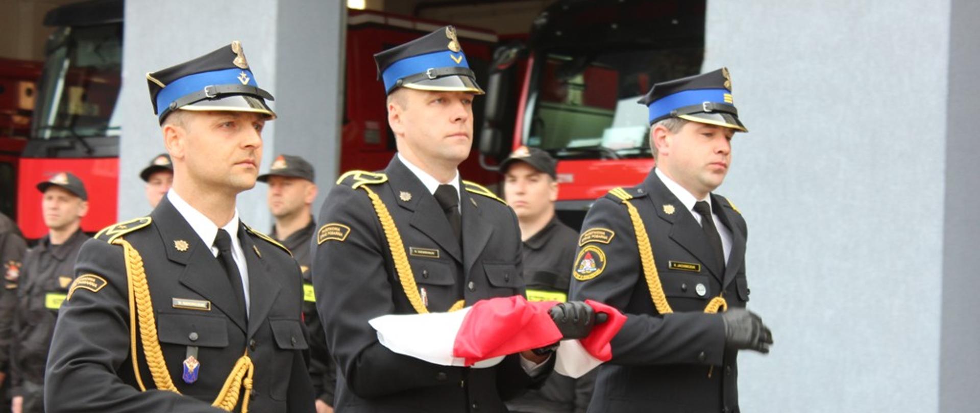 Dzień flagi - KP PSP w Siemiatyczach 