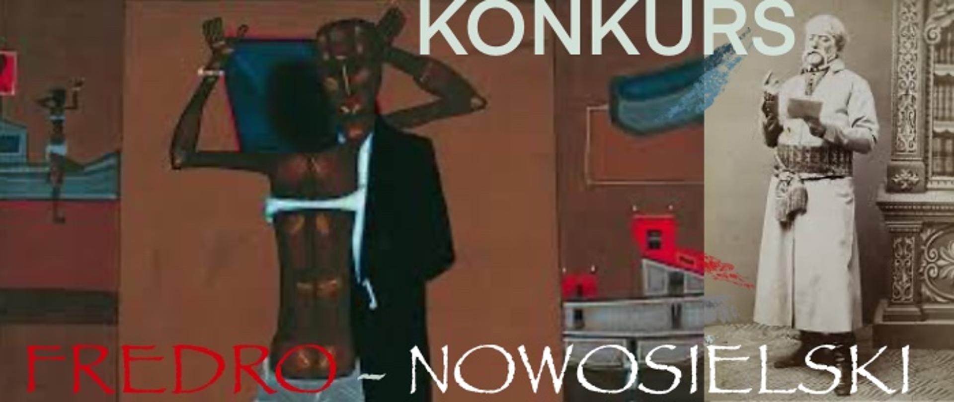 Grafika Konkursu na tekst do Szkoły Artystycznej → Fredro − Nowosielski