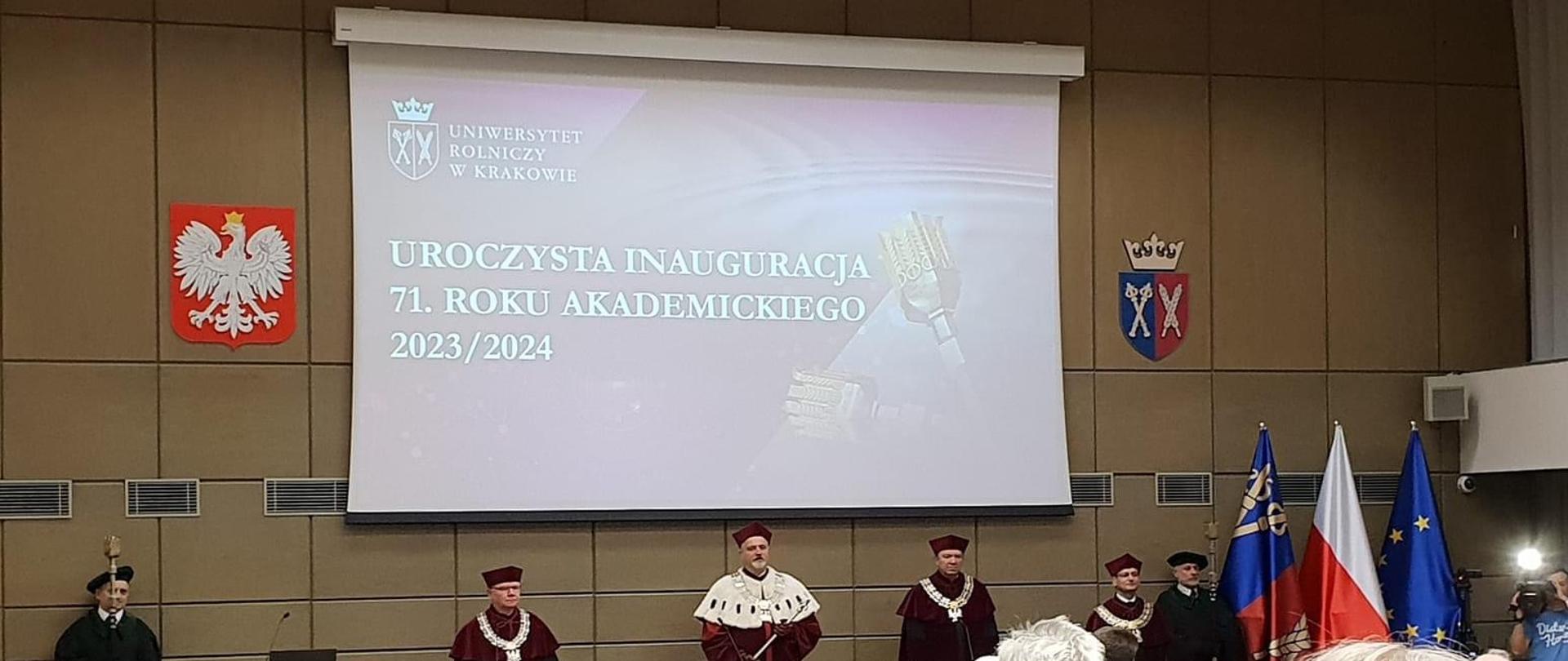 71 inauguracja na Uniwersytecie Rolniczym 
