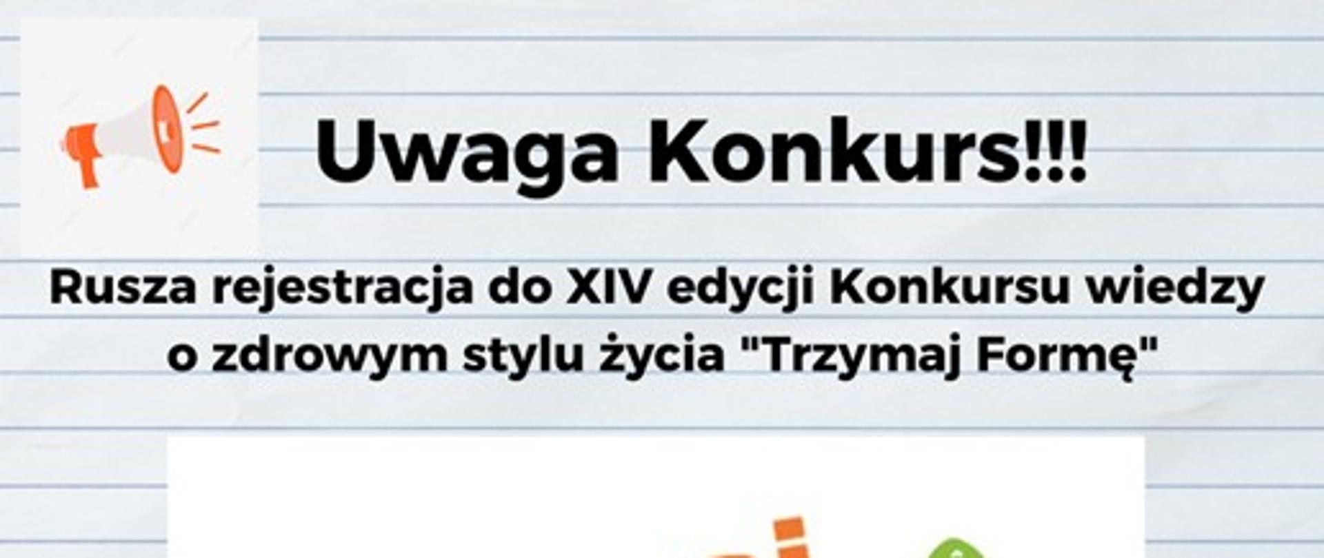 Konkurs wiedzy o zdrowym stylu życia "Trzymaj Formę!"
w roku szkolnym 2025/2026
