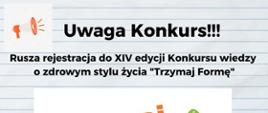 Konkurs wiedzy o zdrowym stylu życia "Trzymaj Formę!"
w roku szkolnym 2025/2026
