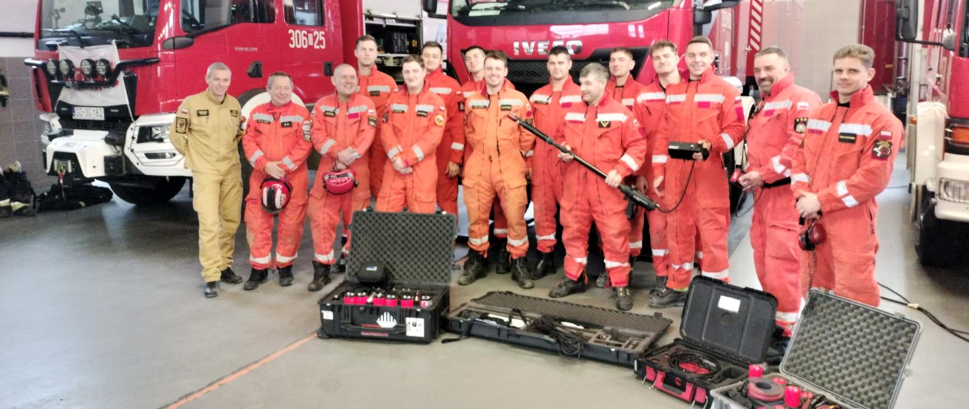 Szkolenie specjalistyczne z zakresu obsługi elektronicznych urządzeń do lokalizacji osób zasypanych