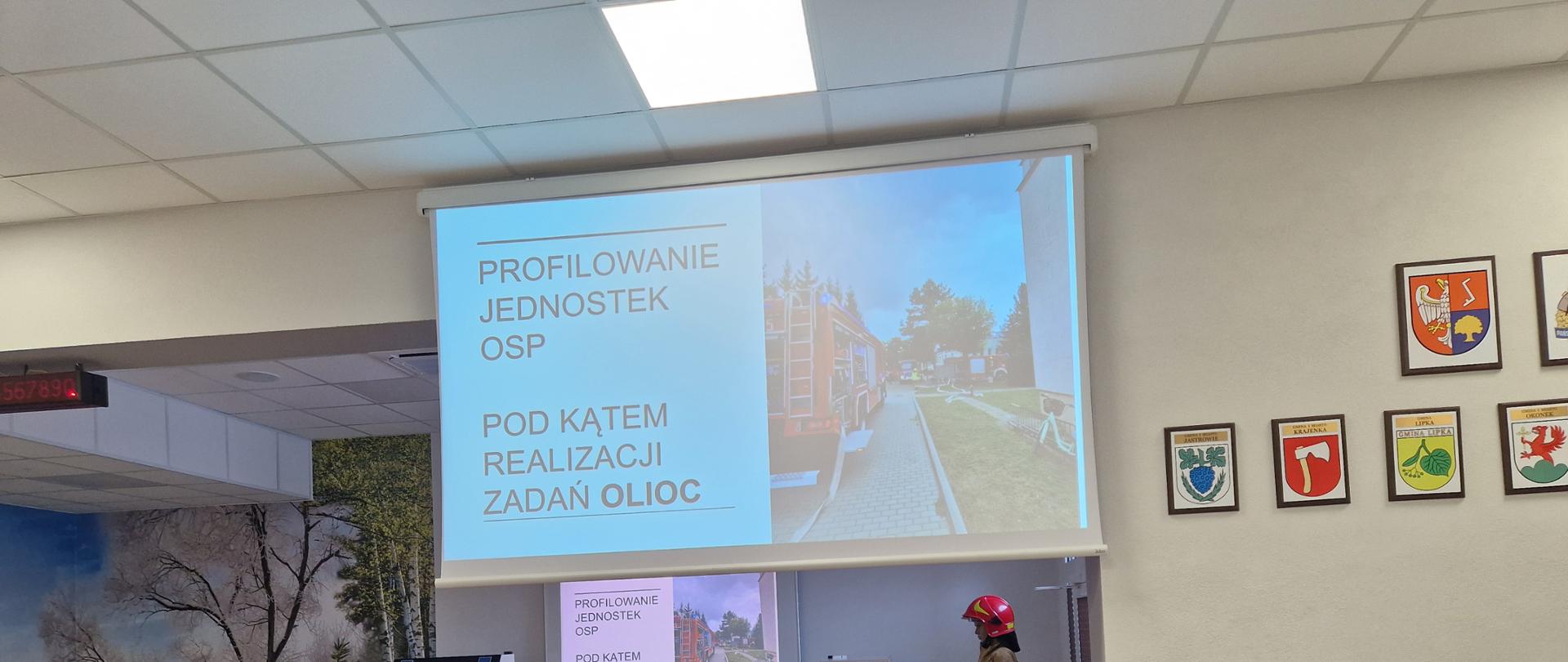 Na zdjęciu widok sali oraz w tle baner 