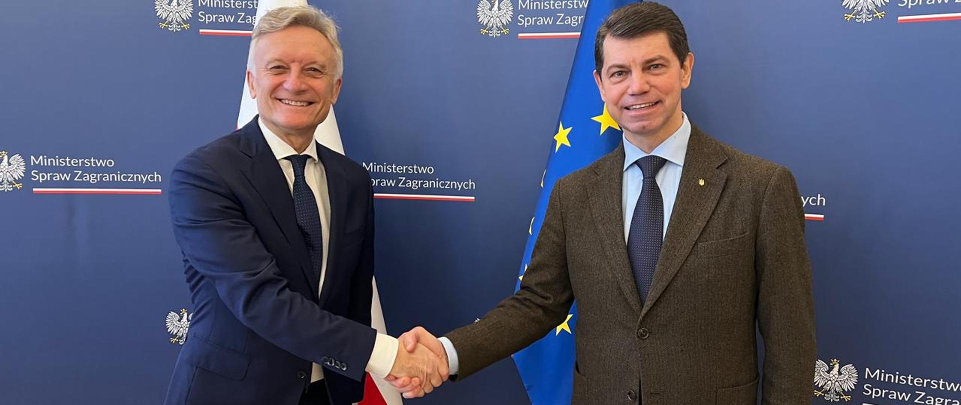 Spotkanie wiceministrów spraw zagranicznych Polski i Ukrainy