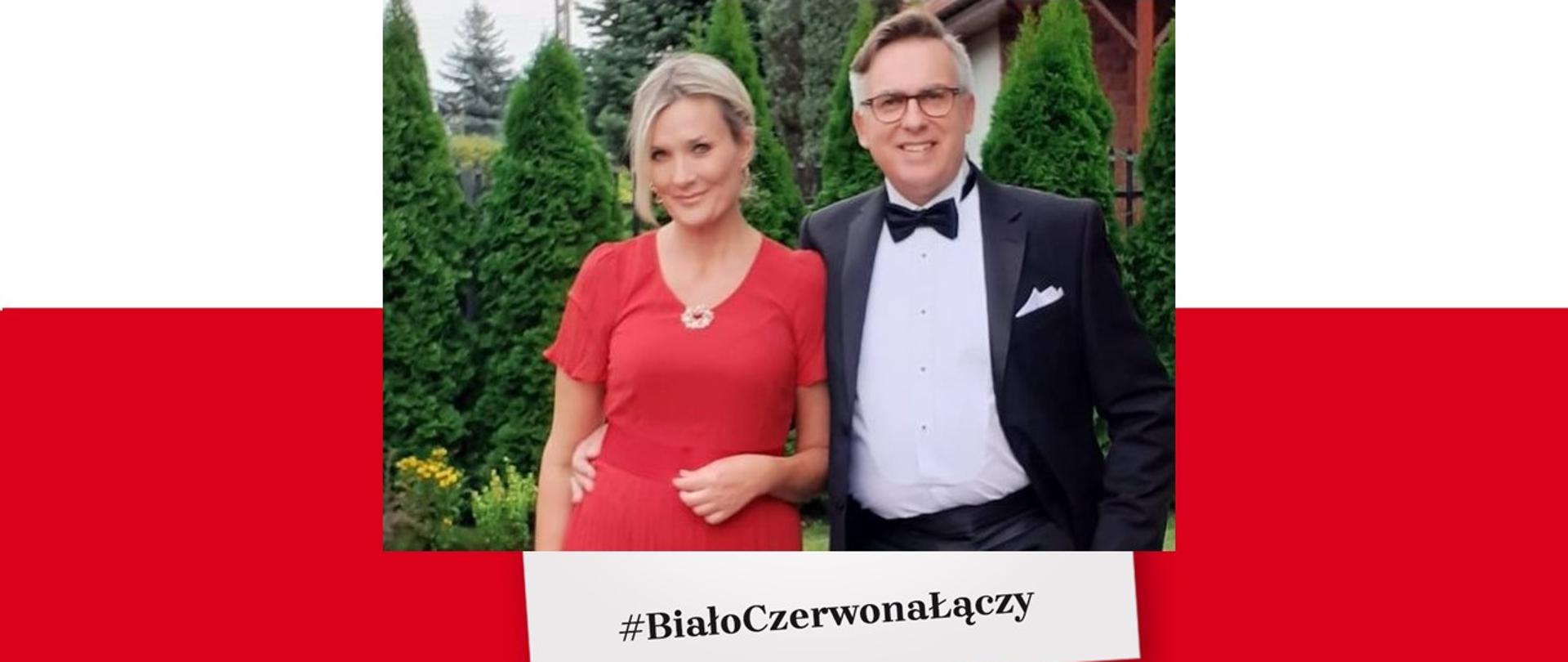 Joanna_Olendzka_i_Krzysztof_Olendzki_United_under_Polish_Flag_Biało-Czerwona_łączy