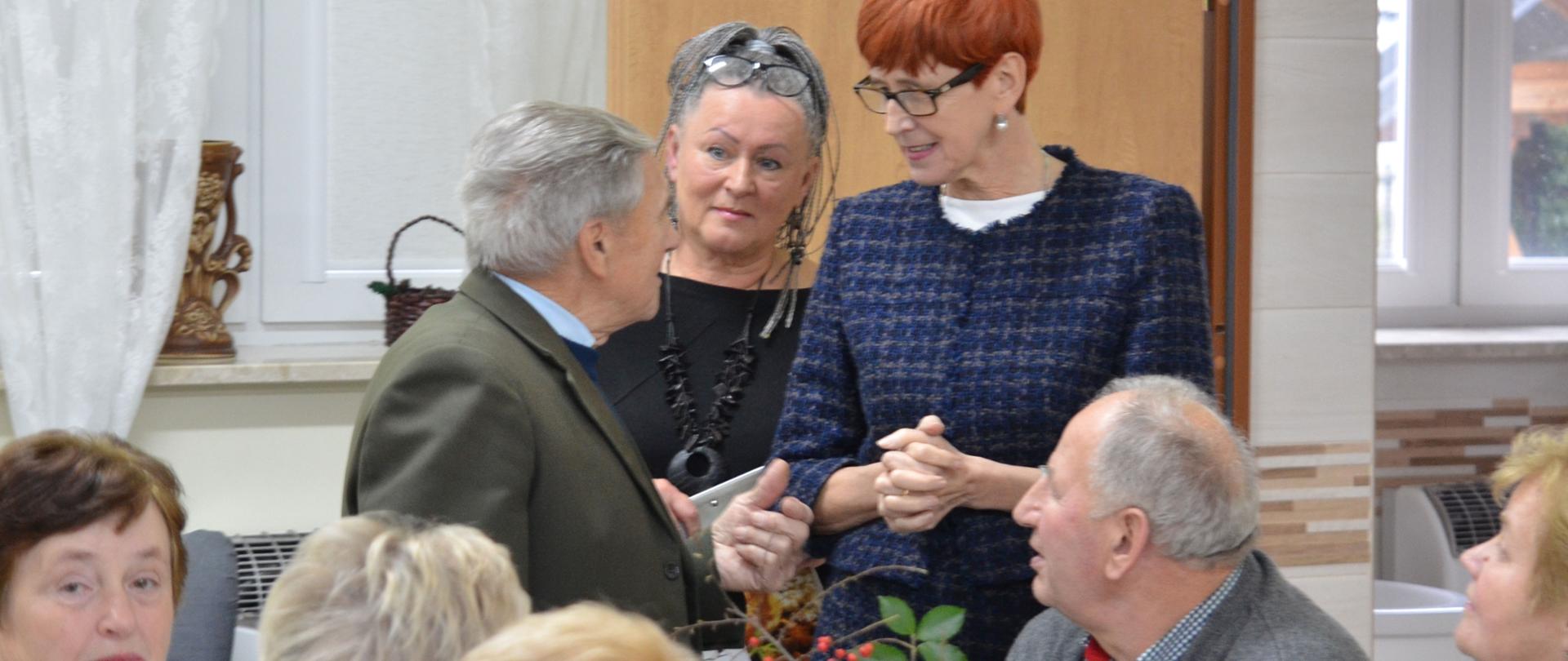 Spotkanie z seniorami w Woli Rębkowskiej