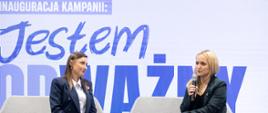 Zdjęcie z konferencji inaugurującej kampanię „Mam odwagę prosić o pomoc”