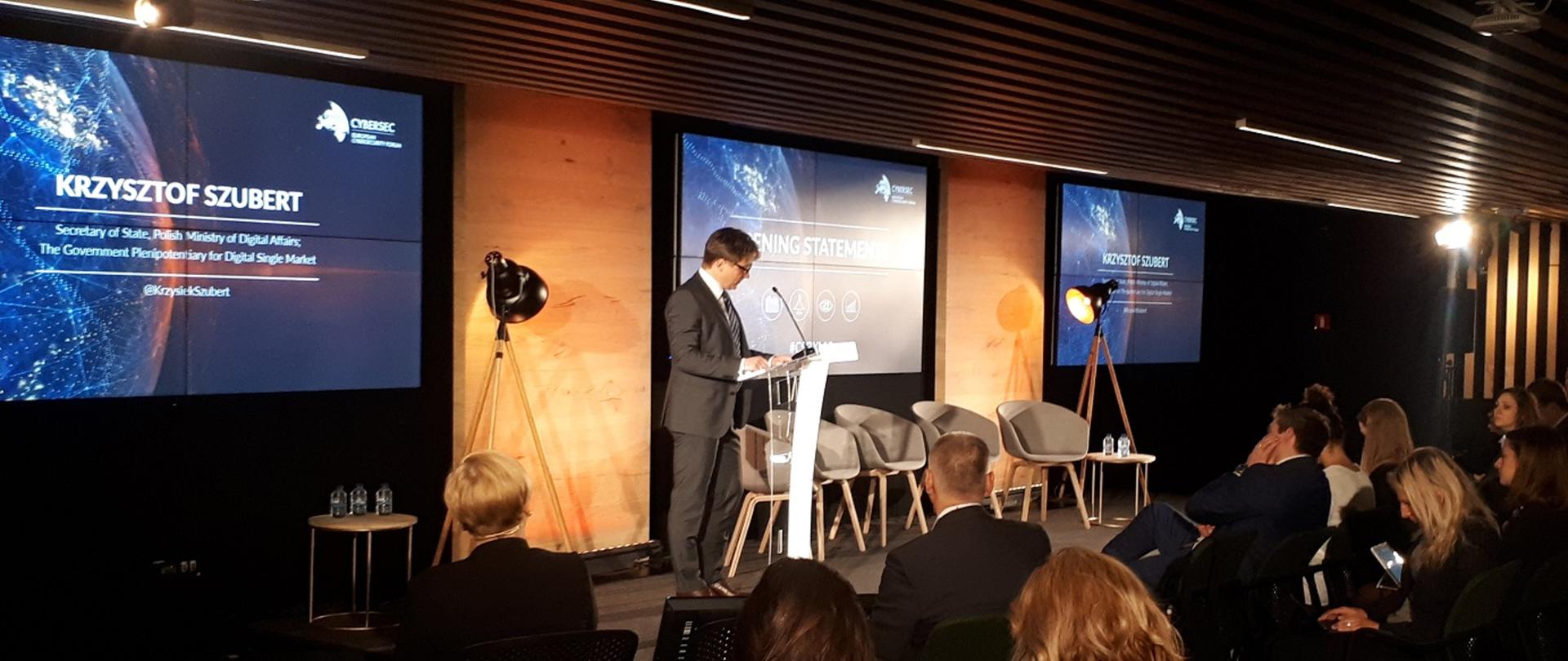 Minister Krzysztof Szubert - Cybersec