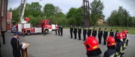 Uroczystość z okazji Dnia Strażaka w Komendzie Powiatowej Państwowej Straży Pożarnej w Ostrzeszowie - 2020