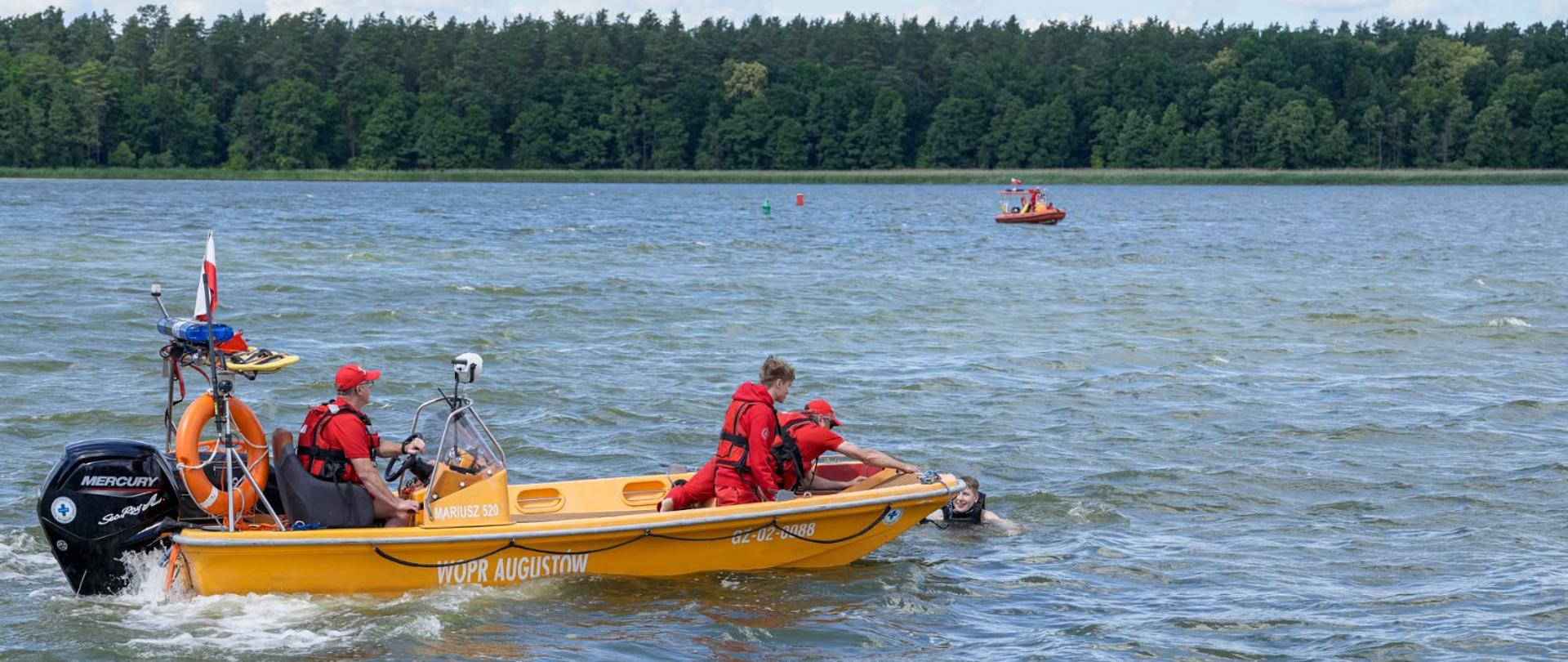 Akcja edukacyjna "Bezpiecznie nad wodą" w Augustowie