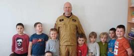 Wizyta strażaka w przedszkolu