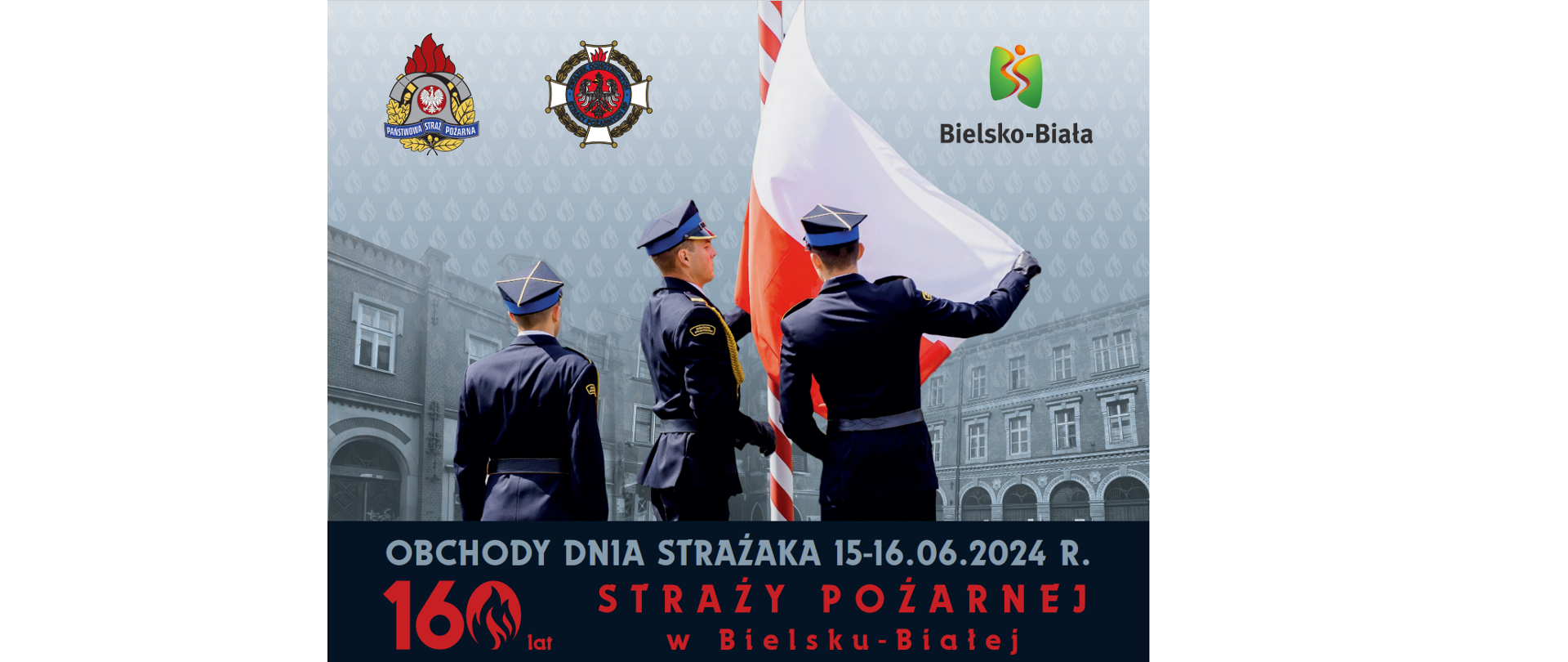 Plakat przygotowany na obchody dnia strażaka 