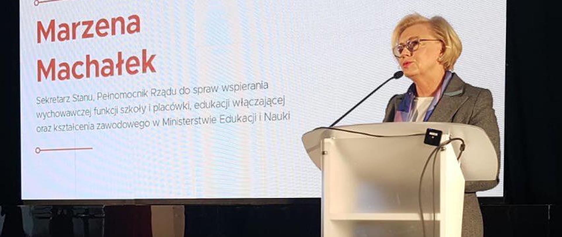 Inauguracja roku szkolnego w ramach programu „Kompetentni w branży górniczo-hutniczej” z udziałem wiceminister Marzeny Machałek