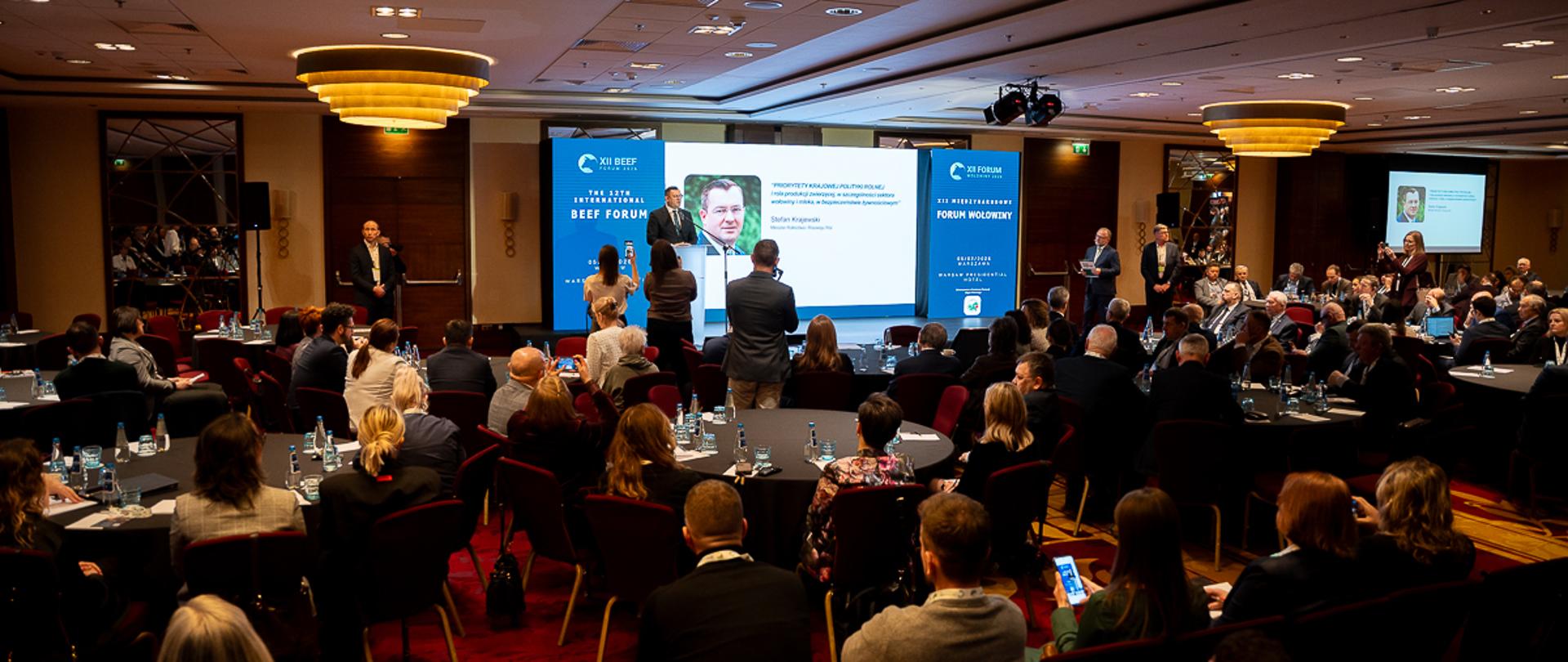 Otwarcie XII Międzynarodowego Forum Wołowiny w Warszawie z udziałem Ministra Rolnictwa i Rozwoju Wsi Stefana Krajewskiego (fot. MRiRW)
