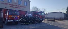 Minuta ciszy dla poległych strażaków z Ukrainy - OSP