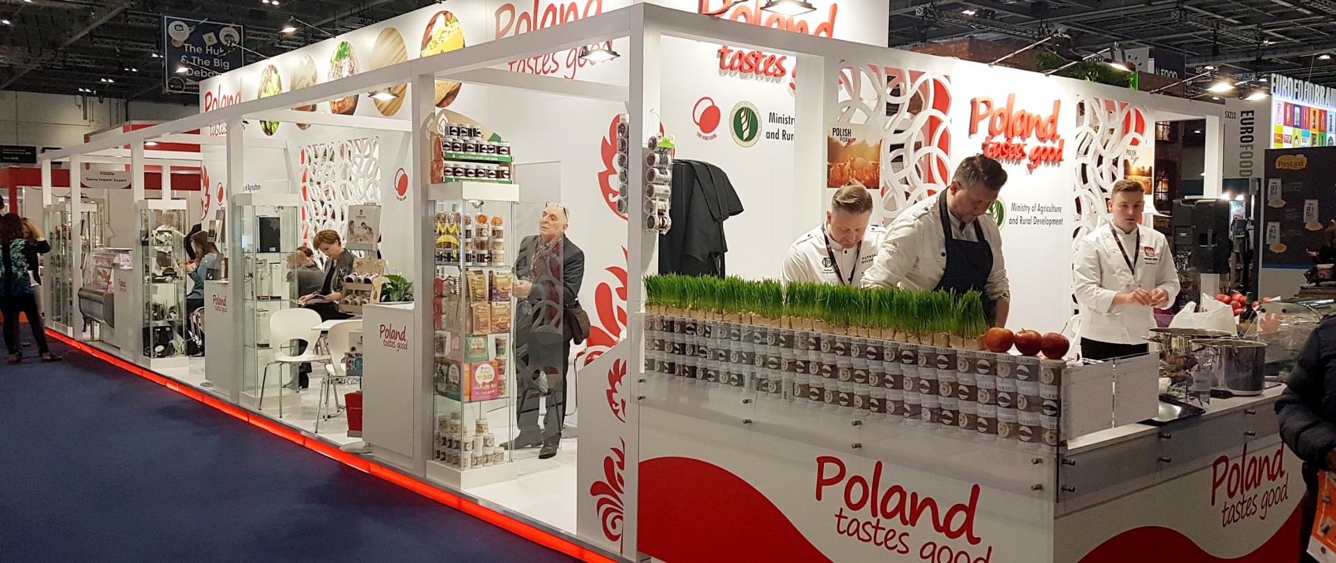 Polskie stoisko podczas targów IFE Londyn