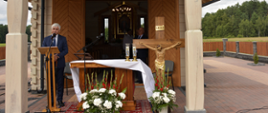 Pierwsza rocznica poświęcenia kaplicy w Brzeźnicy, źródło: Diecezja Drohiczyńska