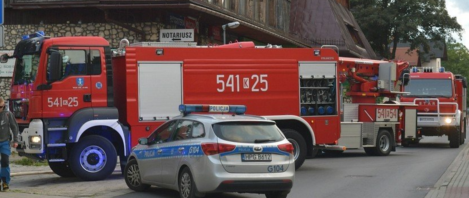 Pożar mieszkania przy ul. Chramcówki w Zakopanem