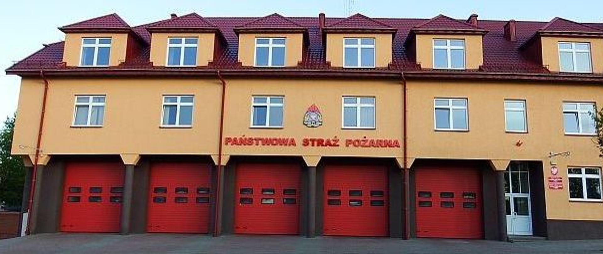 Budynek Komendy Powiatowej Państwowej Straży Pożarnej w Sokółce 